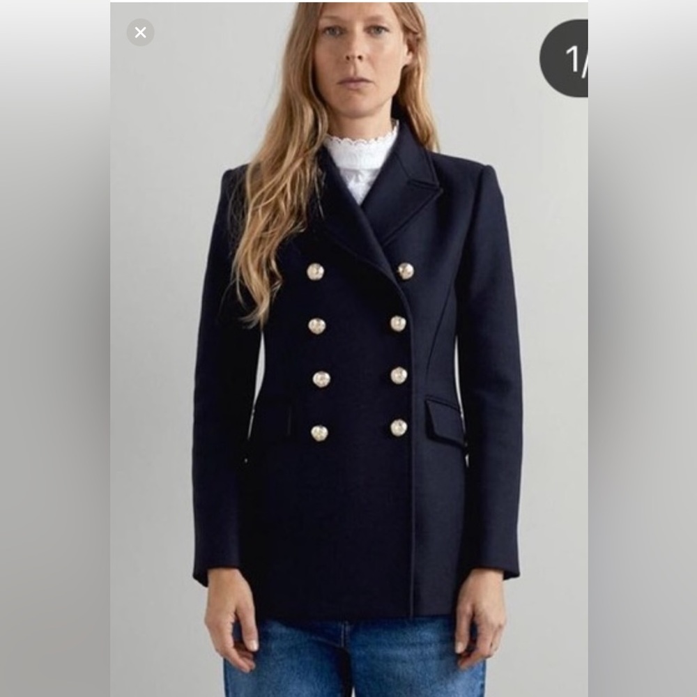 Zara wool Double Breasted Coat